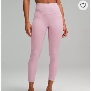 lululemon Align High-Rise Pant 25” Rose Blush size 8